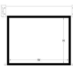 Экран для проектора SCREENVISION Electric screen 350x219cm Matt White SVM350219MWR