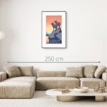 Цифровий постер InkPoster Affresco 31.5", Wifi/BT, чорний PB3150P1-WW, цифрова картина, цифровий постер, цифровая картина, цифровой постер, купить, цена, заказать, AV-Dnepr
